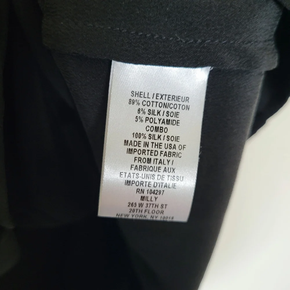Milly Mesh Silk Button Down Tank - Picture 6 of 6